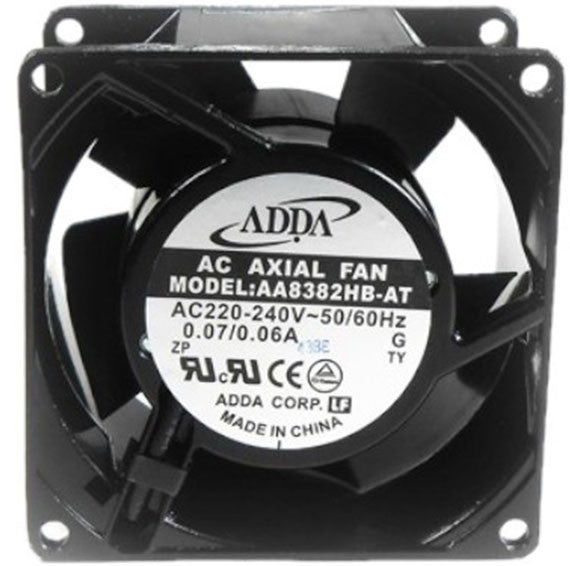 ADDA AA8382HB-AT 220/240V 0.07/0.06A 2wires Cooling Fan ADDA AA8382HB-AT 220/240V 0.07/0.06A 2wires Cooling Fan